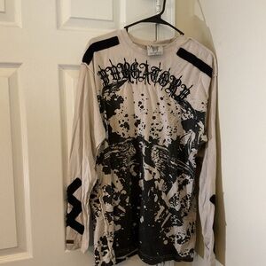 If six was nine Edgy Graphic Long Sleeve Top